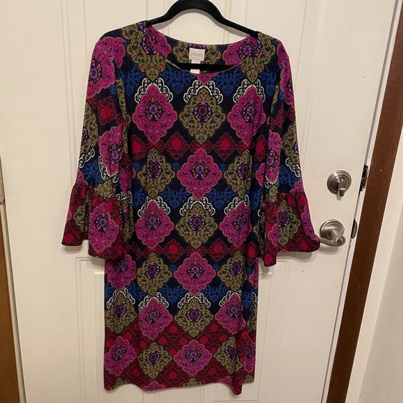 Chico's Dresses Chicos Dress Size 2 Or Large 2 Excellent Condition